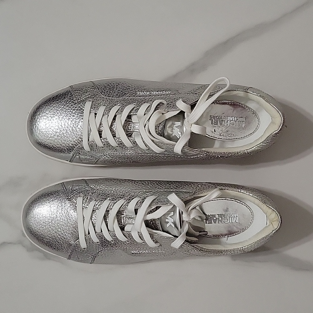 Michael Kors women sneakers, silver, 9.5